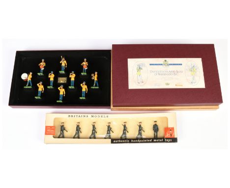 Britains - A Pair of U.S. Military Boxed Sets. Comprising: Limited Edition Set No. 5391 'The United States Army Band of Washi