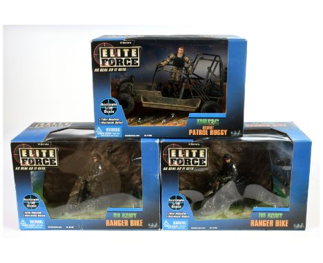 Elite Force - A Group of Boxed Military Vehicles. Comprising: No. 21183 'U.S.M.C. Desert Patrol Buggy' &amp; 2 x 21188 'U.S. 