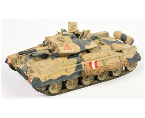 King &amp; Country '8th Army' Range - EA029 'British Army Crusader III Tank', Unboxed. Missing both figures. Condition genera
