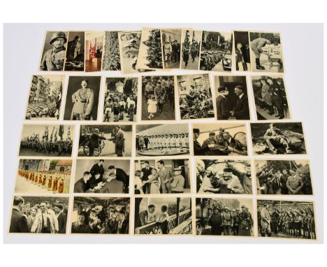 A Group of Early 1930s German Propaganda Photographs. Approx. 38 in total, measuring 12x8cm, colour and black &amp; white. Ti