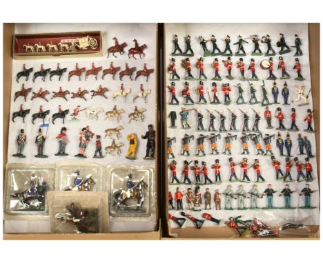 Britains &amp; Other Makers - A Mixed Group of Figures. Various scales, includes re-casts. Conditions generally appear Fair t