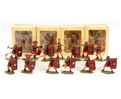 Cont&eacute; Collectibles &amp; Allotoys - A Group of Roman Soldier Metal Figures. Conditions generally appear Excellent to N