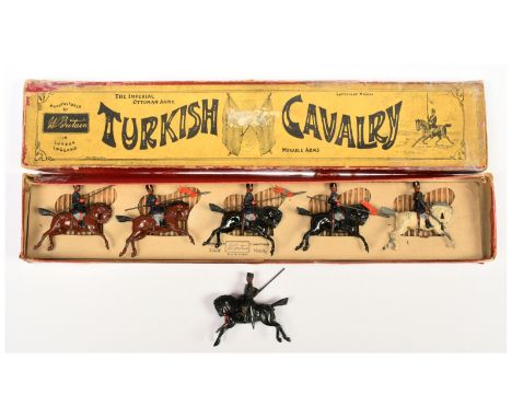Britains - Set No. 71 'The Imperial Ottoman Army - Turkish Cavalry', Boxed. 1897 version. Includes one extra figure. Conditio