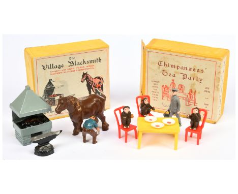 F.G. Taylor &amp; Sons - A Pair of Boxed Sets. Comprising:&nbsp;No. 169 'The Village Blacksmith' (circa 1950, lead, boxed) &a