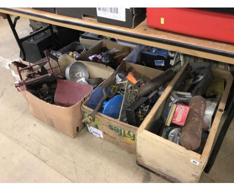 Various tools and spare parts