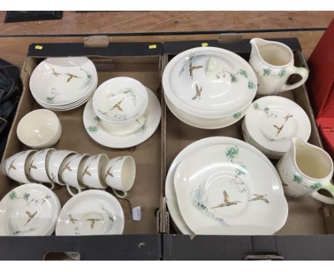 A part Royal Doulton 'Coppice' dinner and tea service