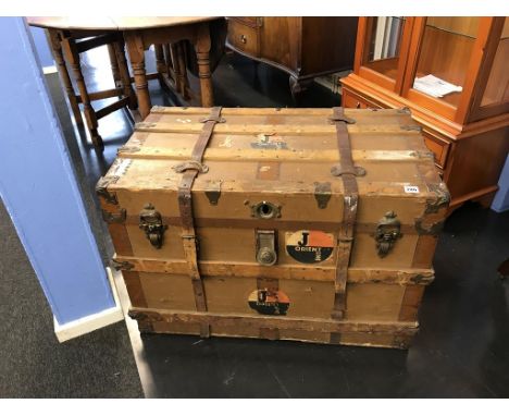 A large cabin trunk 
