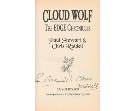 Signed Book Author: Paul Stewart Illustrator Chris Riddell Title Cloud Wolf (Edge Chronicles) Paperback Book pages 72 Publish