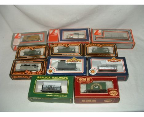 BACHMANN,MAINLINE, AIRFIX, REPLICA and LIMA 11 x Goods Wagons - Bachmann 33-507 and 625 - Mainline 37-133/35/47 and 53 - Airf