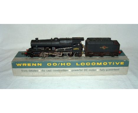 WRENN W2224 BR Black 8F 2-8-0. Very light weathering and would benefit from service othewrise Good Boxed