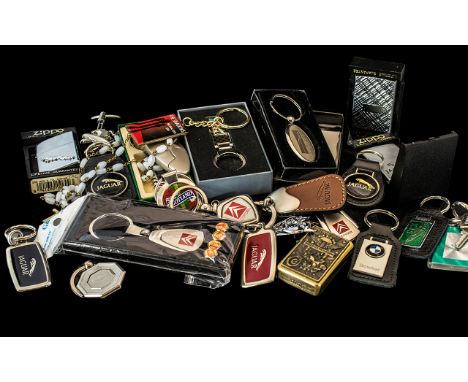 Five Vintage Lighters, one Zippo stainless steel with vacant cartouche, and one brass Star Harley Davidson 'Star Since 1988' 