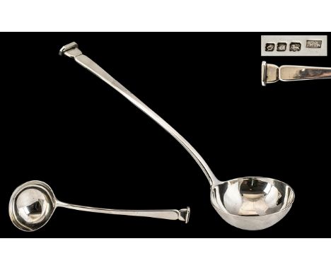 Mappin &amp; Webb Top Quality - Sterling Silver Ladle of Excellent Proportions and Design, T-Top to End of Stem. Hallmark Lon