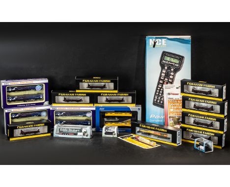 Model Railway Interest - Graham Farish  by Bachmann Rolling Stock, comprising Colas Rail train, seven boxes of wagons, Dapol 