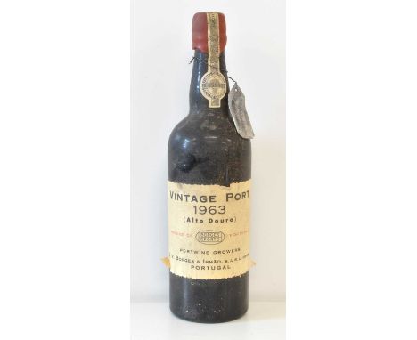 Portwine Growers Borges & Irmao (Alto Douro) Vintage Port 1963 1 bottle Portwine Growers Borges & Irmao (Alto Douro) Vintage 