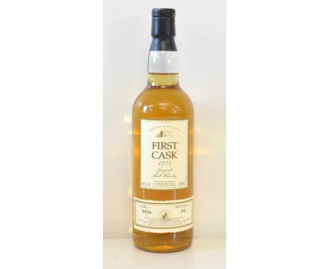 “First Cask” 1974 Speyside Malt Whisky 27 YO 1 bottle “First Cask” 1974 Speyside Malt Whisky 27 YO distilled at The Linkwood 