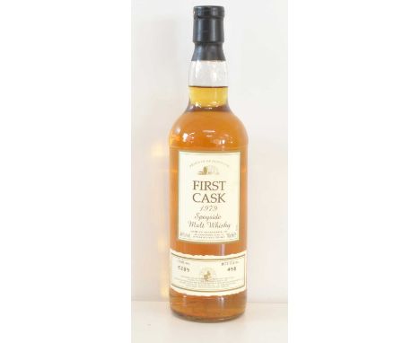 “First Cask” 1979 Speyside Malt Whisky 24 YO 1 bottle “First Cask” 1979 Speyside Malt Whisky 24 YO distilled at The Strathisl