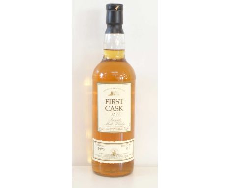 “First Cask” 1977 Speyside Malt Whisky 25 YO 1 bottle “First Cask” 1977 Speyside Malt Whisky 25 YO distilled at The Tamnavuli