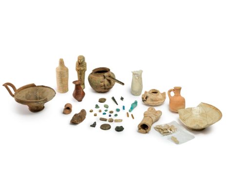 A miscellaneous group of pottery, bronze, stone and other objects,   1st Millennium B.C. Medieval and Islamic, some modern, i