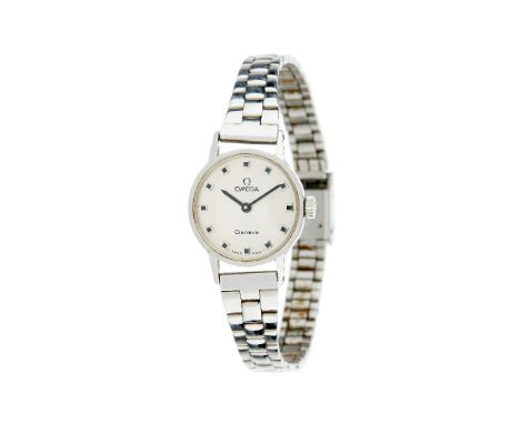 Omega, Ref. 511.0451,   Lady's stainless steel bracelet watch, circa 1970   Movement: Cal. 625, manual wind   Case: Stainless