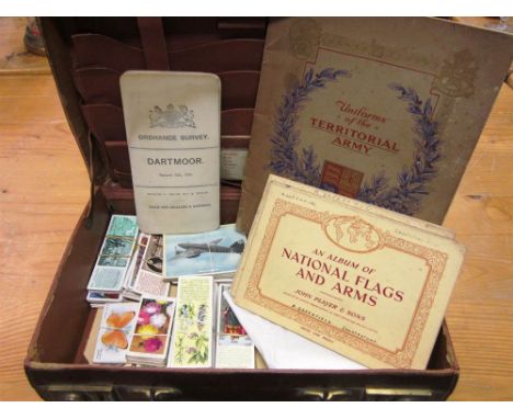 CIGARETTE & TRADE CARDS - ASSORTED including Wix ('Kensitas') woven silk flowers (sixty-six small size; two medium; two postc