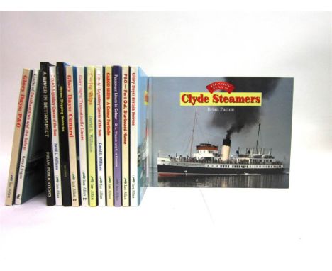 [TRANSPORT]. SHIPPING Patton, Brian. Glory Days: Clyde Steamers, first edition, Ian Allen, Hersham, 2003, pictorial boards, i