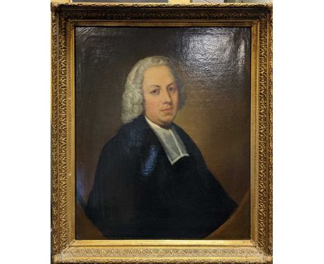 English school circa.1800, portrait of Reverend Archibald Crawford D D, oil on canvas, 72 x 59cm
