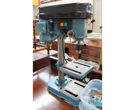 A pillar drill ( untested, sold as seen ), together with assorted tools