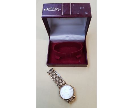 A Rotary gold plated wristwatch. 