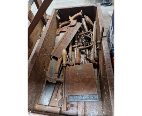 A joiners tool box. 