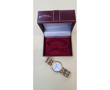 A Rotary gold plated wristwatch. 