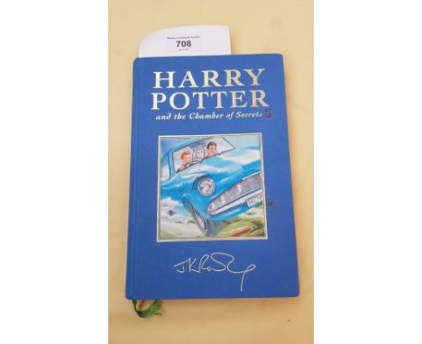 Harry Potter and the Chamber of Secrets, 1999, Rowling, J.K. first deluxe edition, first printing, original cloth with mounte