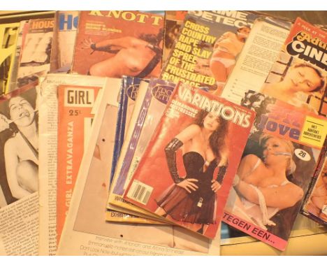 Selection of vintage bondage and S&amp;M American magazines c1970 including Harlots in Harness and Knotty  CONDITION REPORT: 