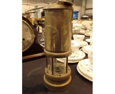 Brass Optimum Colliery miners lamp H: 22 cm