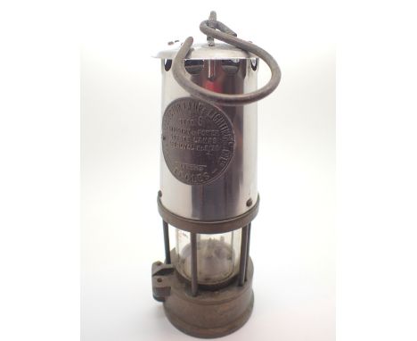 Vintage  miners safety lamp 