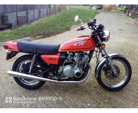 1977 Suzuki GS750Registration number YEL 5425Frame number GS75033283Engine number GS7504387320,085 recorded milesOriginal mac