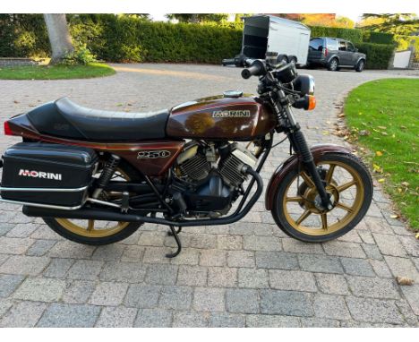1982 Moto Morini 250 twinBeing sold without reserveFrame number 9R 36514Engine number TBAOriginal unrestored machine Imported