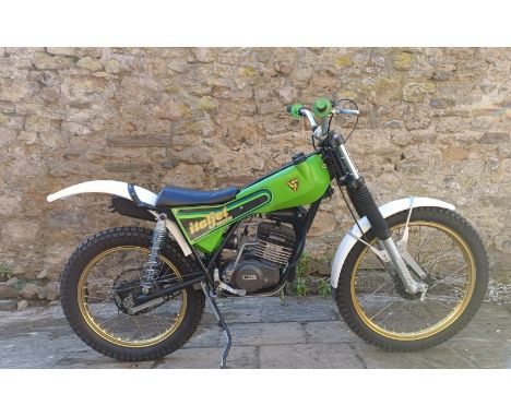 c.1981 Italjet 100T trialsBeing sold without reserveFrame number 26320Engine number P6 75TPresent owner several years Restora