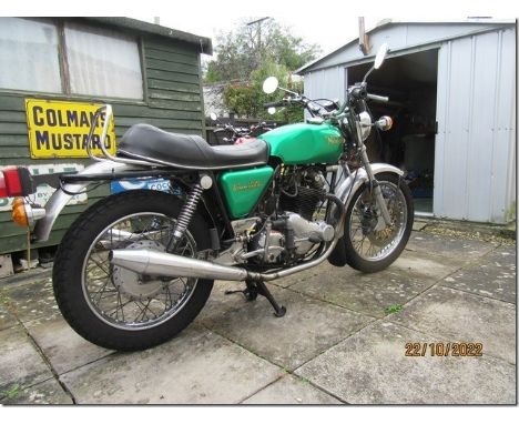 1973 Norton Commando Mk 2Registration YJT 206MFrame number 304747Engine number 304747US import Purchased and first UK registe