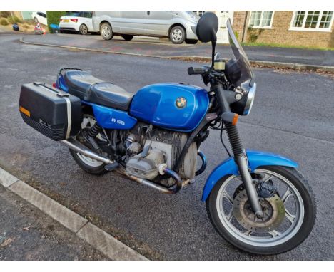 1986 BMW R65Being sold without reserveRegistration number C886 XJTFrame number 6073096Engine number TBA51,000 recorded milesP