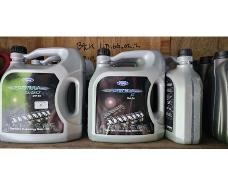 3 x 5 ltr 5-40 engine oil and 4 x 5-30 engine oil 