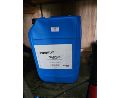 2 x 20 litre Quantum platinum 5-40 engine oil. 