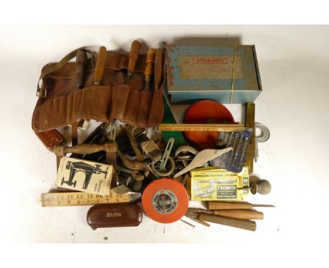 A collection of early 20th century and later carpenters hand tools, in three boxes. (3) 