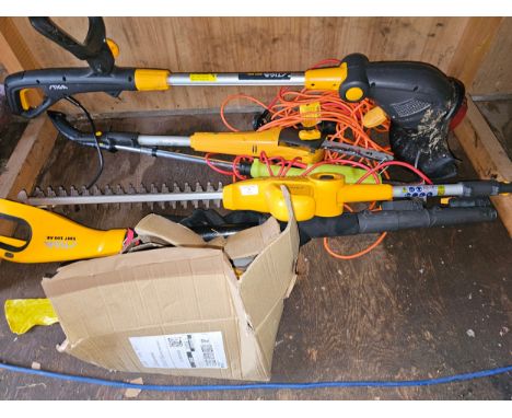 A collection of Stiga cordless garden tools. 