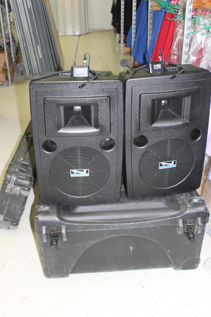 LOT Anchor Liberty Platinum 8000 PA System, with (2) Speakers/Stand