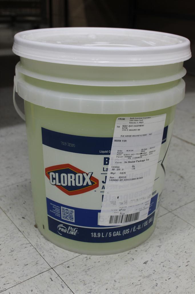 5 Gallon Bucket Clorox Bleach