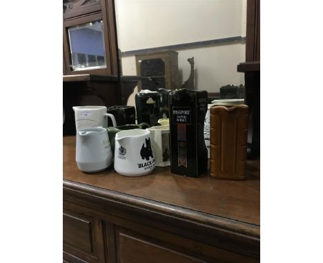 LOT OF CERAMIC WHISKY JUGS