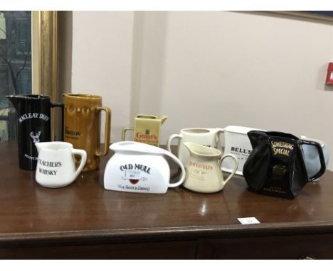 LOT OF CERAMIC WHISKY JUGS