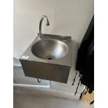 *Basix Stainless Steel hand Wash Basin with Soap and Towel Dispenser