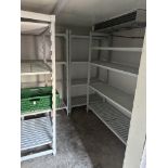 *Four Section PVC Cold Room Racking - 8x10