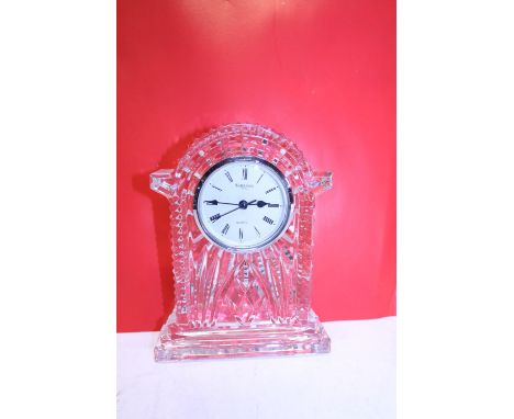 A Waterford crystal mantle clock 